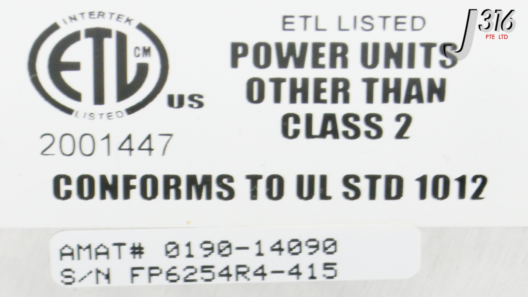n 様 27860 APPLIED MATERIALS ELECTROSTATIC CHUCK PS, ESC1.5, FP6254R4